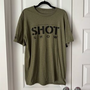 Green Las Vegas 2025 Shot Show Short Sleeve T-Shirt Size XL
